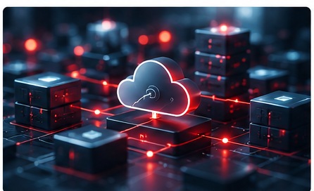 Abstracte cloud- en API-platformvisual